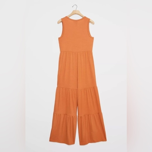 Anthropologie Saturday Sunday Marina Tiered Wide-Leg Jumpsuit - Picture 4 of 5